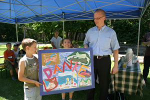 Spende Münchner Kindl Stiftung für Hilfe für Kids für Wasserspielplatz Kinderhaus Harthof