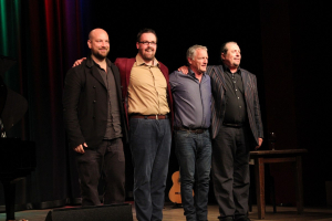 Benefizveranstaltung "GiebelTreffen" für Hilfe für Kids mit Andreas Giebel, Stephan Zinner, Josef Brustmann und André Hartmann im Lustspielhaus