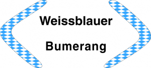 Spende Weißblauer Bumerang für Hilfe für Kids